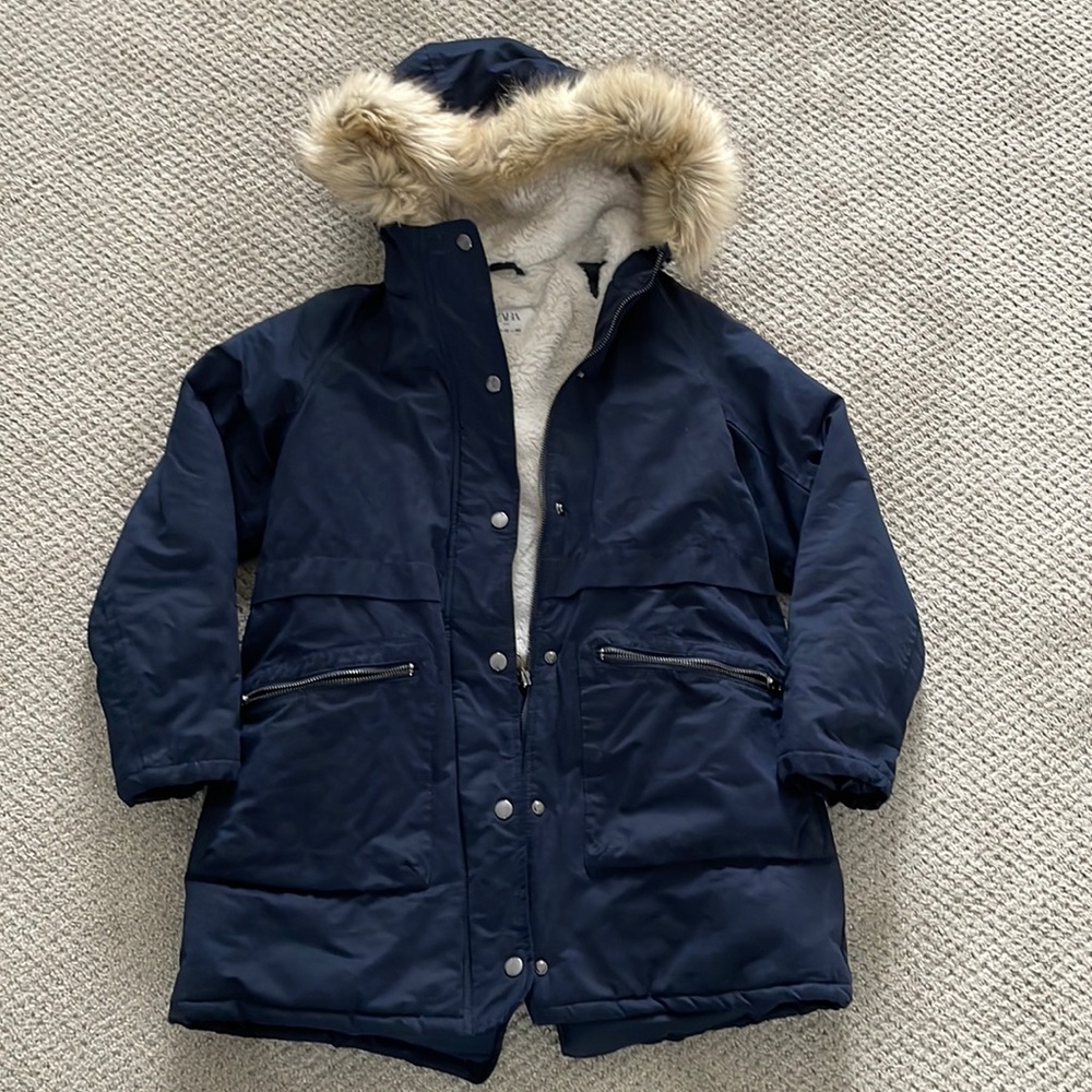 Zara Kids girl parka coat sz 11-12